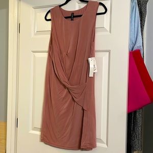 Design Lab apricot/blush mini dress